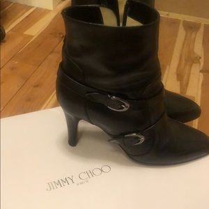 Black Jimmy Choo booties